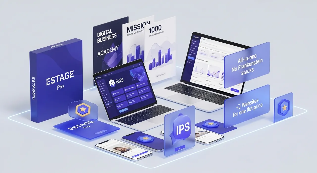 ESTAGE website design